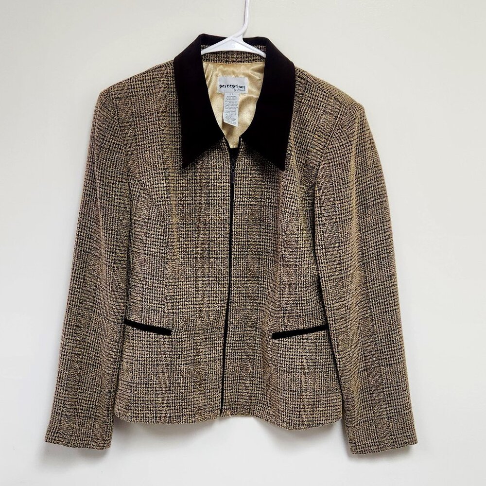 Women's Perceptions by Irene B Size 10 Blazer/Jacket - Picture 1 of 3